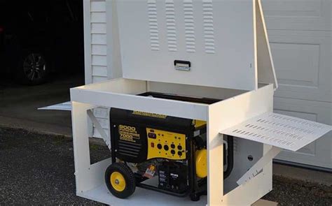 portable generator storage boxes